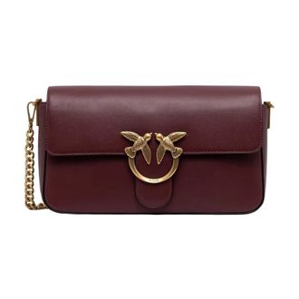 Pinko Bolso bandolera Love One Classic Slouchy - Bags - Mujer - Marr&oacute;n - ONE SIZE