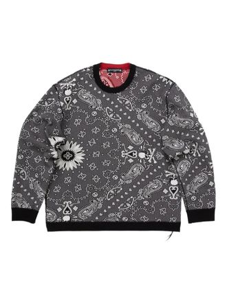 MASTERMIND WORLD reversible sweatshirt - men - Polyurethane/Cotton - S - Black