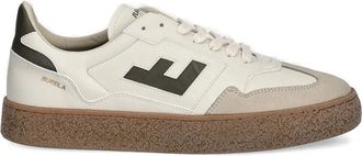 Flamingos Sneakers Burela in pelle con logo - Bianco