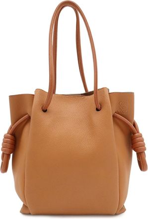 Loewe Flamenco Brown Leather Tote Bag (Pre-Owned)
