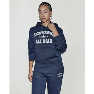 Converse All Star Classic Pullover Hoodie in Shadow Navy at Nordstrom, Size Medium