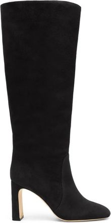 Stuart Weitzman Babette Tubo Boot 85 - Dames - Laarzen met Hak - Zwart - 39 1/2 EU - Schoenen