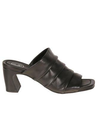 Ash Eva Ruched Nappa Leather Mules