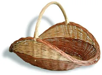 OEM Cesta Le&ntilde;a Mimbre Oval Rustico