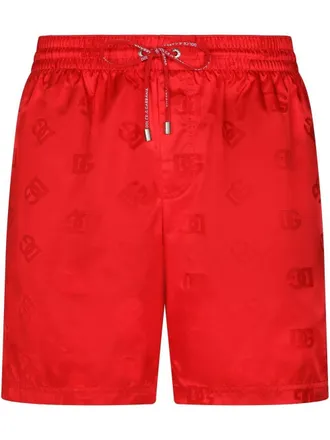 Dolce & Gabbana Costume da bagno DG Monogram - Rosso