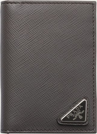 Prada Mens Saffiano Slim Card Holder Wallet