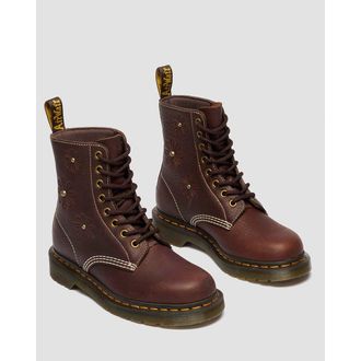Dr. Martens Leren geborduurde 1460 Pascal laarzen Grizzly