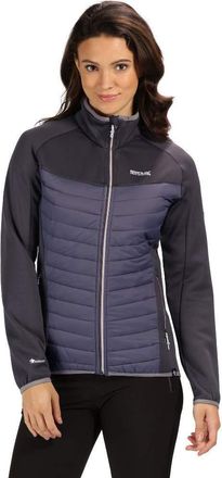 Regatta Women Bestla Lightweight Water Repellent and Insulated Hybrid Down Jacket - Seal Grey/Rock Grey, Size 14