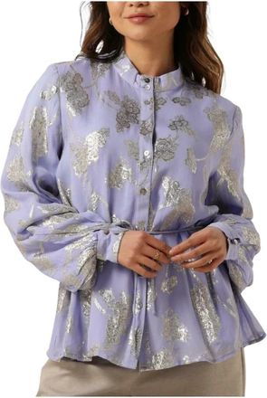 Bruuns Bazaar Juneberry Charlottas Shirt - Dames - Overhemden - Paars - XS - Overhemden
