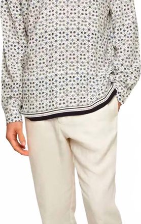 Orlebar Brown Ridley Fiore Shirt In Cashew