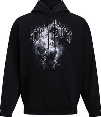 Under Armour Curry Tour Graphic Hoodie Black White 6003495-001