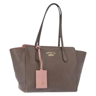 Gucci Pre-owned Tote Bags, female, Gray, Size: ONE SIZE Pre-owned Vintage Tote Bag