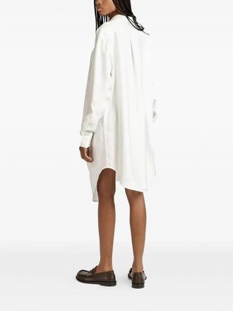 J.W.Anderson Asymmetric Hem Silk Dress - White