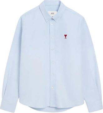Ami Camicia Ami de Coeur in cotone - Blu