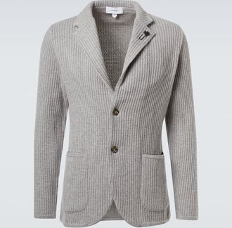 Lardini Blazer in maglia di cashmere