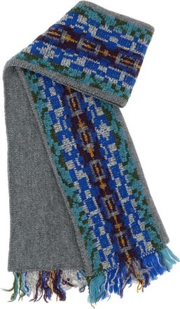Dries Van Noten Marka Sjaal - unisex - Accessoires - Veelkleurig - Maat: ONE Size Wol