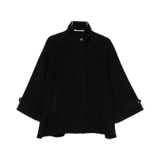 Tagliatore Mantella Leila - - Jackets - Donna - Nero - XS