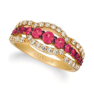 Le Vian Ladies Passion Ruby Collection Rings set in 14K Honey Gold