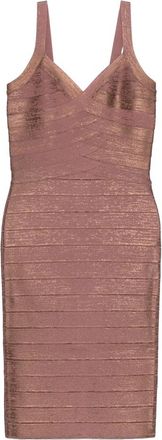 H&eacute;rve L&eacute;ger V-neck Bandage Dress