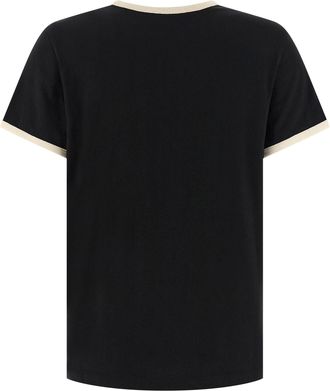 Moncler Womens Black Cotton T-Shirt