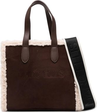 Marc Ellis suede tote bag - women - Suede - One Size - Brown