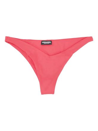 Dsquared2 logo-detail bikini bottoms - Pink