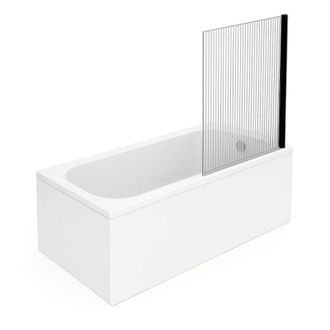 Villeroy & Boch Ba&ntilde;era Recta Villeroy & Boch Oberon Quaryl 170 X 75 Cm + Mampara Derecha Aurys Raywall Cromada