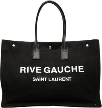 Saint Laurent Pre-owned Vintage Tote Bag - Dames - Vintage Handtas - Zwart - ONE Size - Vintage
