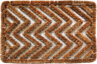 Imports Decor Imports Decor Spiral Doormat, Zigzag, 16-Inch by 24-Inch