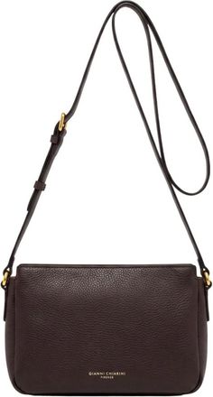 Gianni Chiarini Laura Crossbody Tas - Dames - Tassen - Bruin - Maat: ONE Size Leer