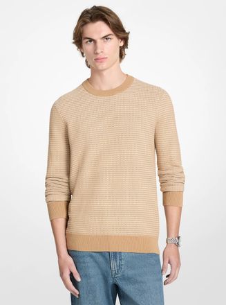 Michael Kors Textured Cotton Sweater