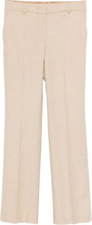 Manuel Ritz pressed-crease trousers - Neutrals