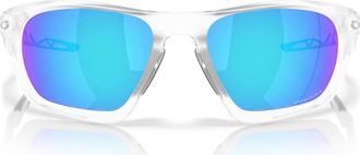 Oakley Lateralis 60mm Prizm Polarized Rectangular Sunglasses in Sapphire at Nordstrom