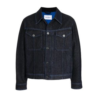 Ferragamo Hombre, Chaquetas, Azul, Talla: M