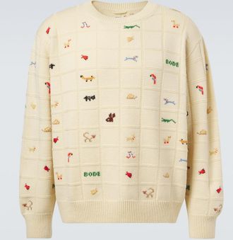 Bode Zoologist wool and alpaca sweater