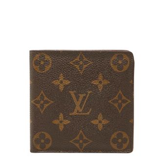 Louis Vuitton Brown Pvc Leather Wallet (Bi-Fold) (Pre-Owned)