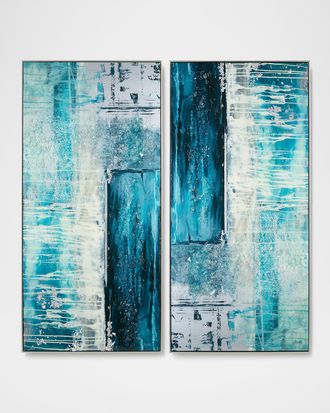 John-Richard Which Way Diptych By Mary Hong