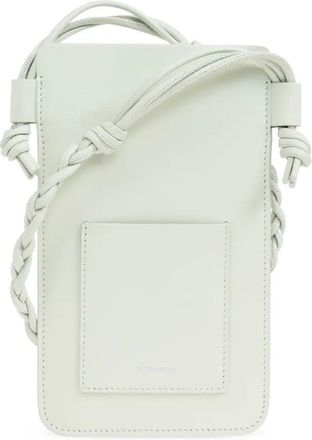 Jil Sander Pouch per smartphone con stampa - Verde