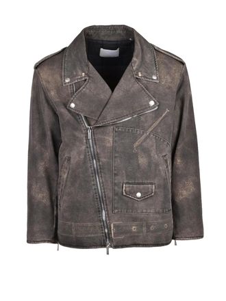 Nine In The Morning Cotton Printed Denim Jacket