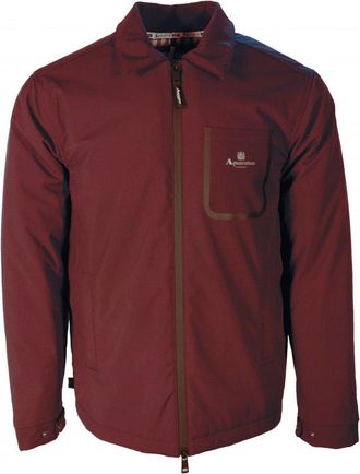 Aquascutum Mens Active Burgundy Coach Jacket - Dark Red - Size X-Large