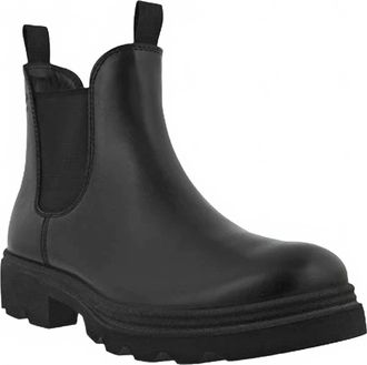 Ecco Mens Grainer Chelsea Slip-On Boot In Black