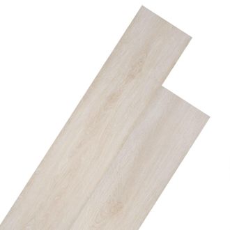 vidaXL Tableros De Suelo 36 Pcs Madera De Roble Blanca Cl&aacute;sica 5,02 M&sup2; Vidaxl