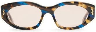 Family Affair Occhiali da sole cat-eye - Marrone