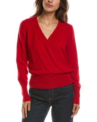 Fort&eacute; Cashmere Drape Surplus 100% Cashmere Sweater