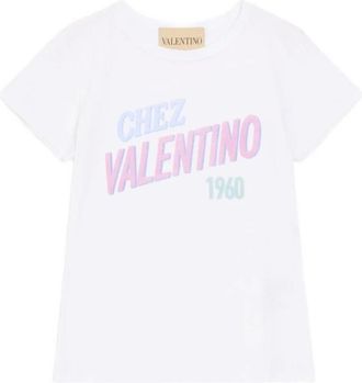 Valentino Chez Valentino 1960 Camiseta Gr&aacute;fica - Tops - Mujer - Blanco - XS