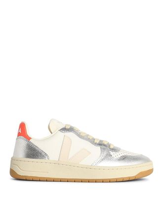 Veja V10 White Leather Sneakers