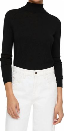 Lafayette 148 New York Raglan Sleeve Turtleneck Sweater In Ink