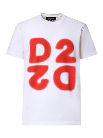 Dsquared2 D2 Upside Down Cotton T-Shirt