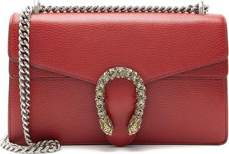 Gucci Leather Crystal Dionysus Medium Shoulder Bag (Authentic Pre-Loved)