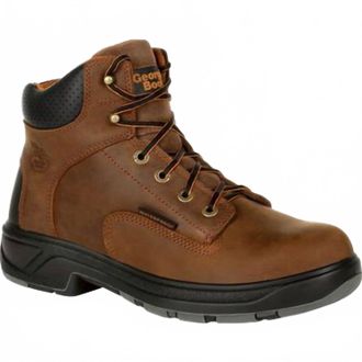 Georgia Boot Mens Georgia Boot Flxpoint Waterproof Work Boot In Brown